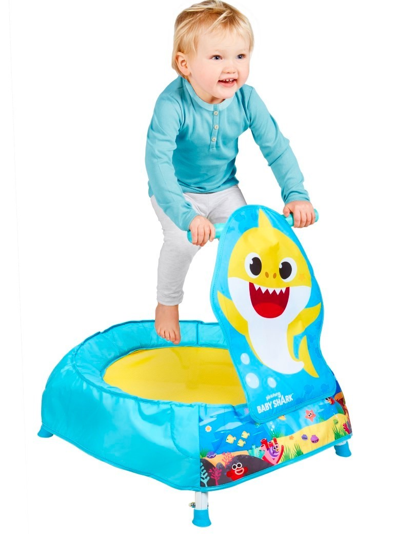 Pinkfong Baby Shark Toddler Trampoline Indoor Kids 12m+