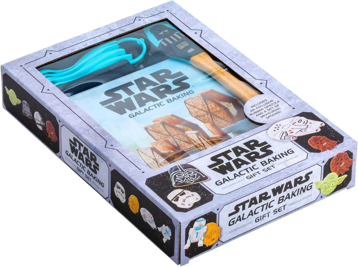 Star Wars Galactic Baking Gift Set Cookbook Spatula & Measuring Spoons
