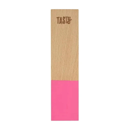 TASTY Wooden Pepper Shaker Pink Beech Wood Kitchen Spice Seasoning Dispenser