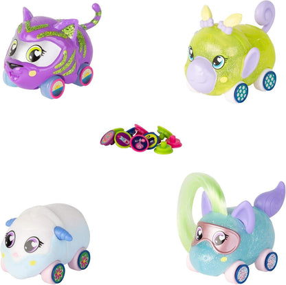 TOMY Ritzy Rollerz 4Ever Friends Pack – 4 Figures & Charms Set