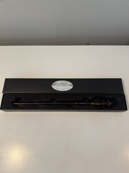 The Noble Collection Harry Potter Death Eater Swirl Wand Replica in Box