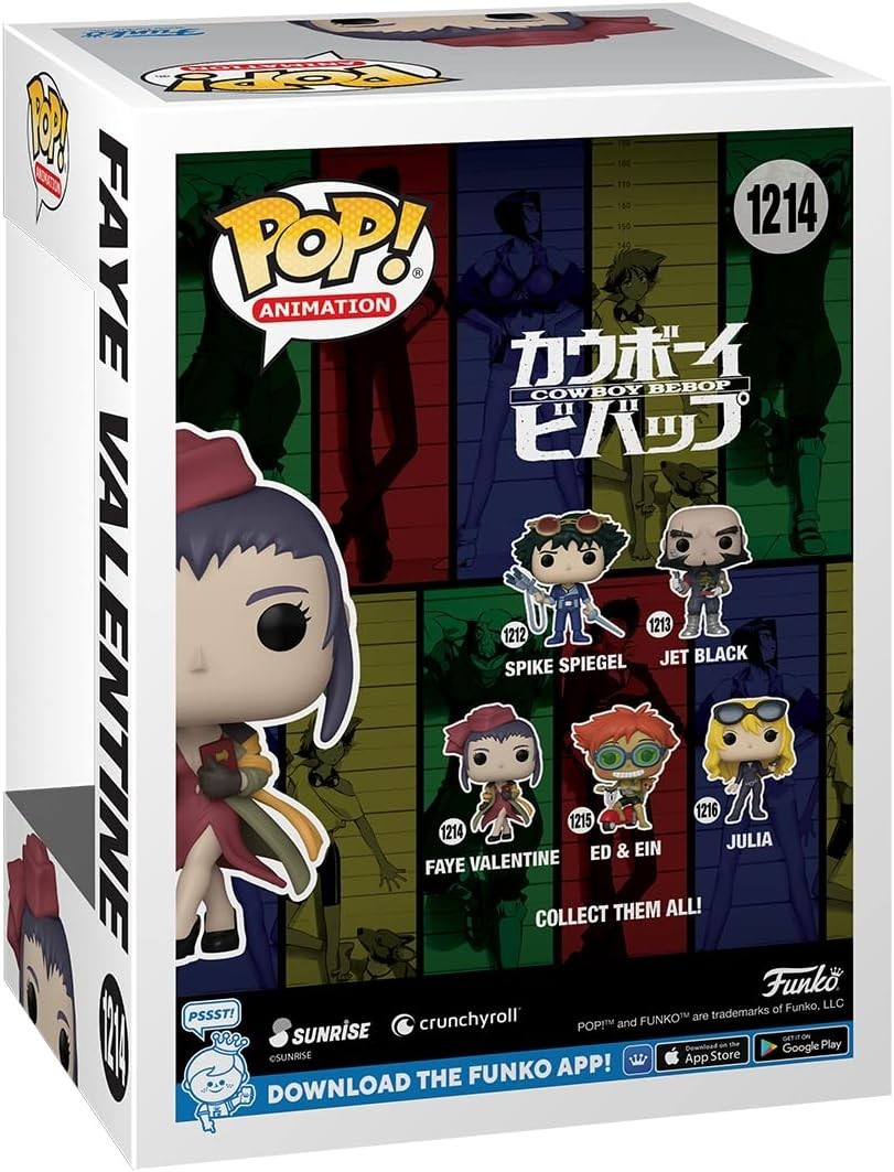 Funko POP! Animation Cowboy Bebop Faye Valentine #1214 Vinyl Figure