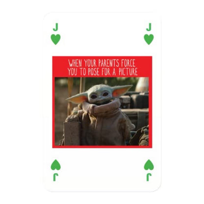 Star Wars The Mandalorian Playing Cards – Waddingtons of London – Grogu Deck