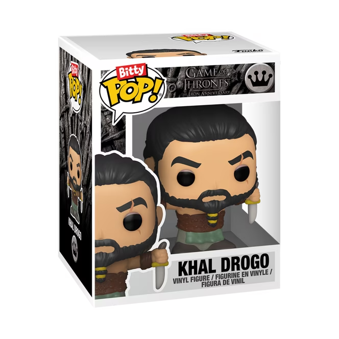 Funko Bitty Pop Game of Thrones Daenerys + Khal Drogo + Drogon + Mystery 4 Pack