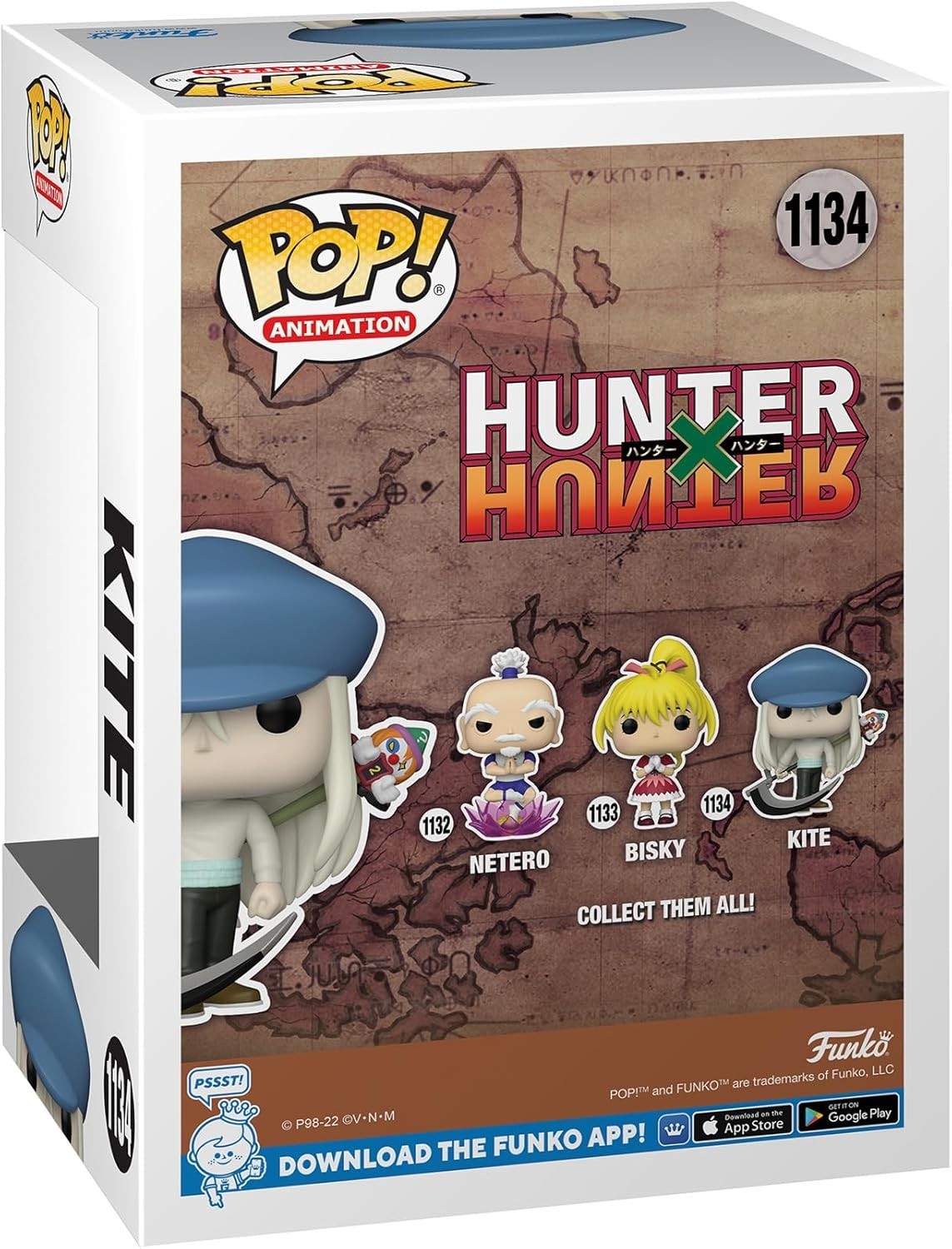 (BOX DAMAGED) Funko Pop! Hunter x Hunter Kite #1134 Animation Vinyl Figure