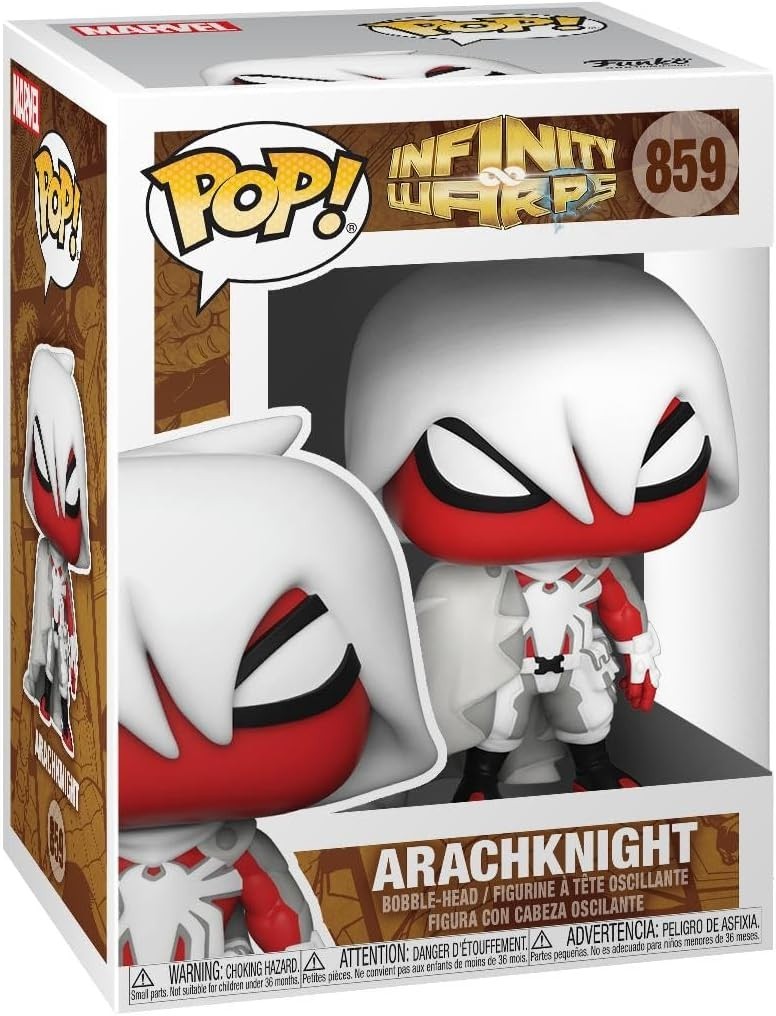 (BOX DMG) Funko Pop Marvel Arachknight #859 Infinity Warps Vinyl Figure