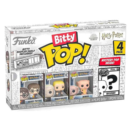 Funko Bitty Pop Harry Potter Figure 4 Pack Harry + Malfoy + Dobby + Mystery