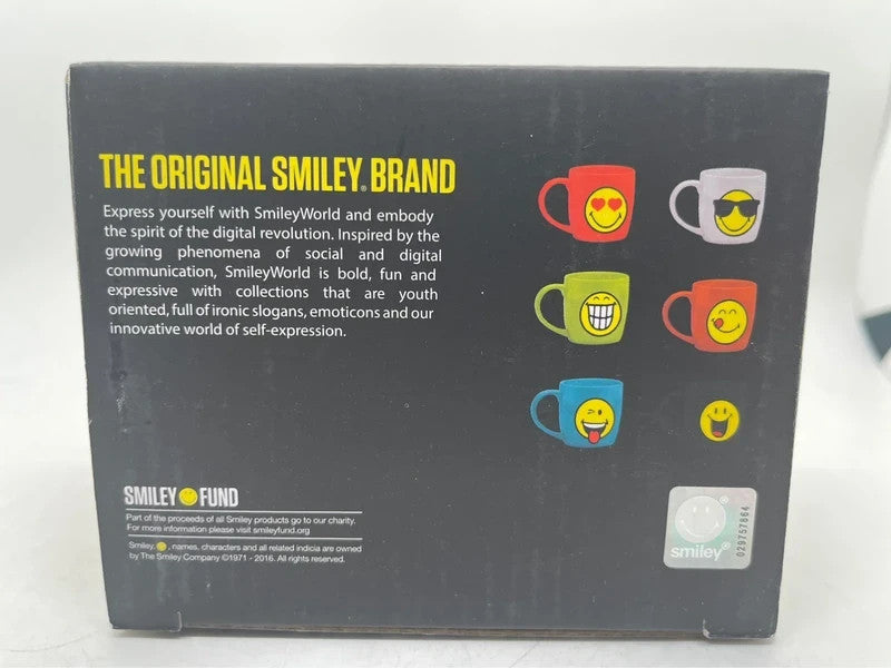 Zak Designs SmileyWorld Tongue Emoji Orange Coffee Mug 35cl