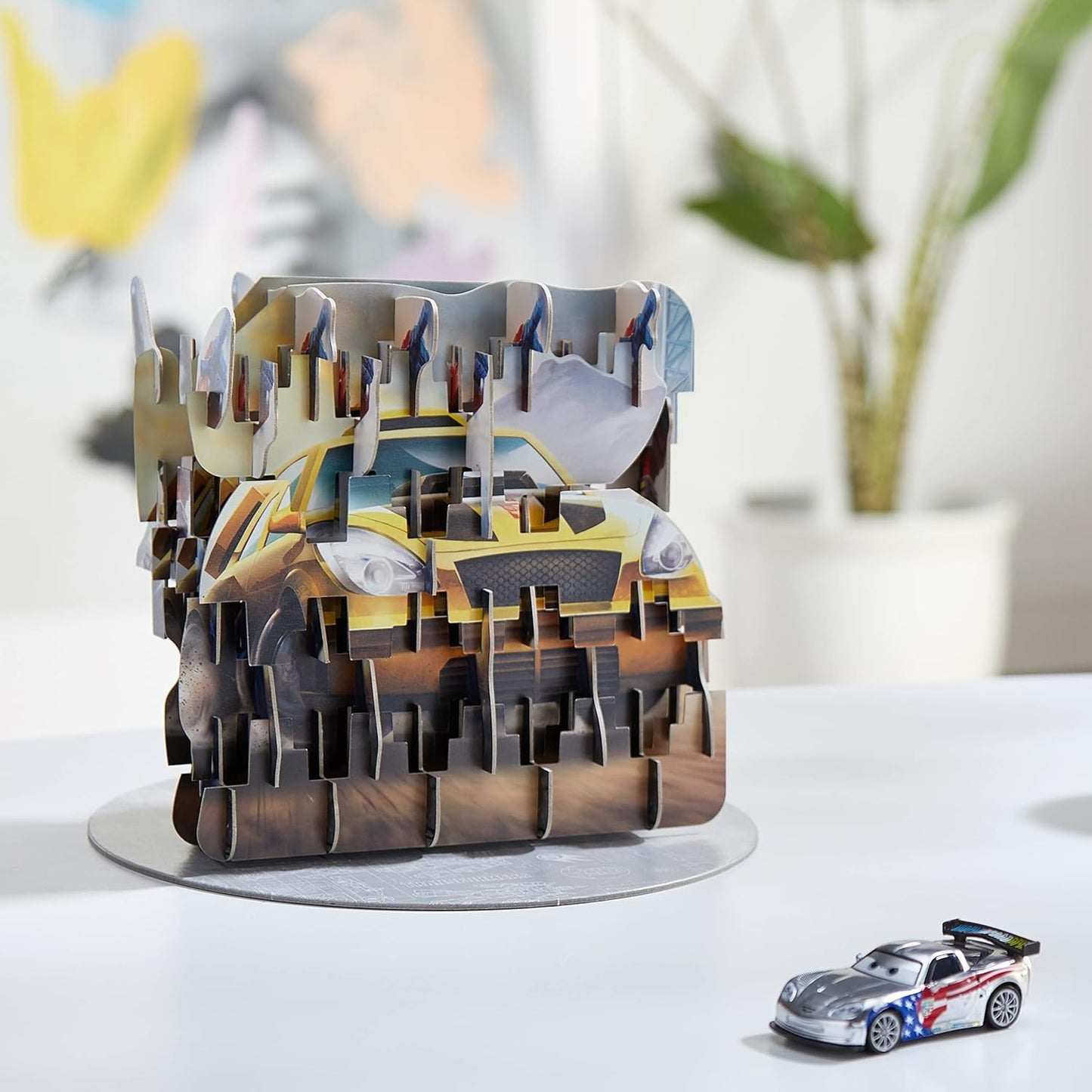 Ravensburger Transformers 4S Vision 3D Puzzle 41pc Multi-Image Build Display