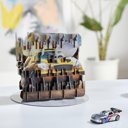 Ravensburger Transformers 4S Vision 3D Puzzle 41pc Multi-Image Build Display