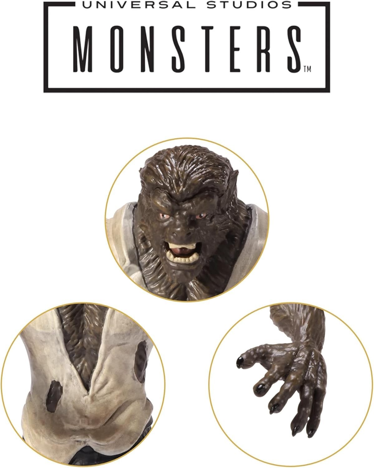 Universal Monsters Wolfman Mini Bendyfig Noble Collection Figure