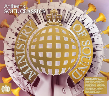 Ministry Of Sound Anthems Soul Classics 3CD Stevie Wonder Aretha Franklin