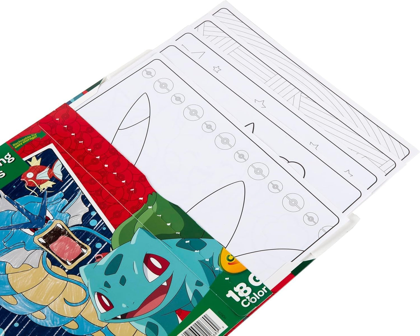 Crayola Pokemon Giant Coloring Pages Book 18 Pages Activity Pad Ages 3+