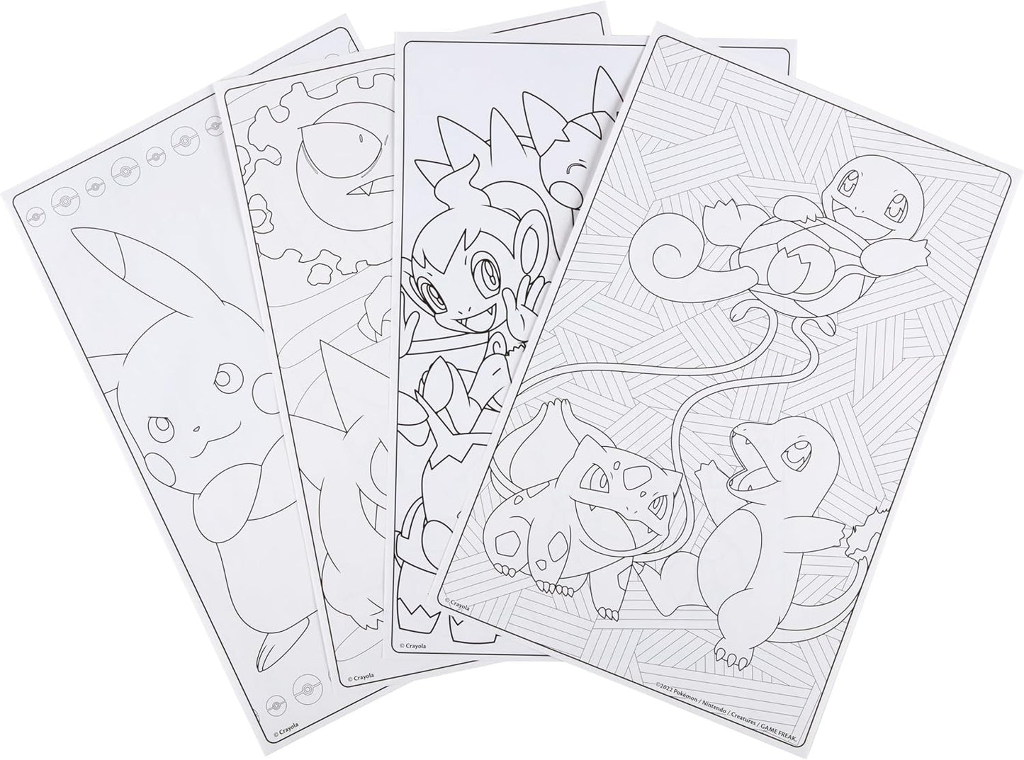 Crayola Pokemon Giant Coloring Pages Book 18 Pages Activity Pad Ages 3+