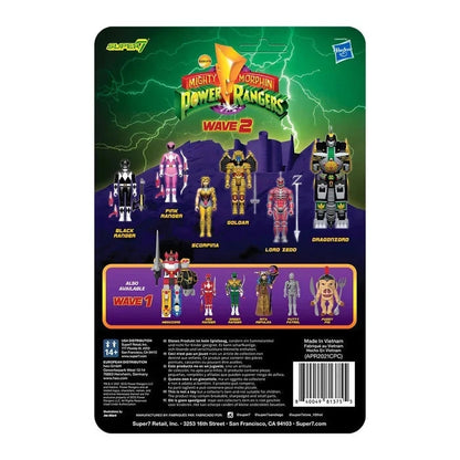 Super7 Mighty Morphin Power Rangers ReAction Wave 2 Goldar 3.75in Action Figure