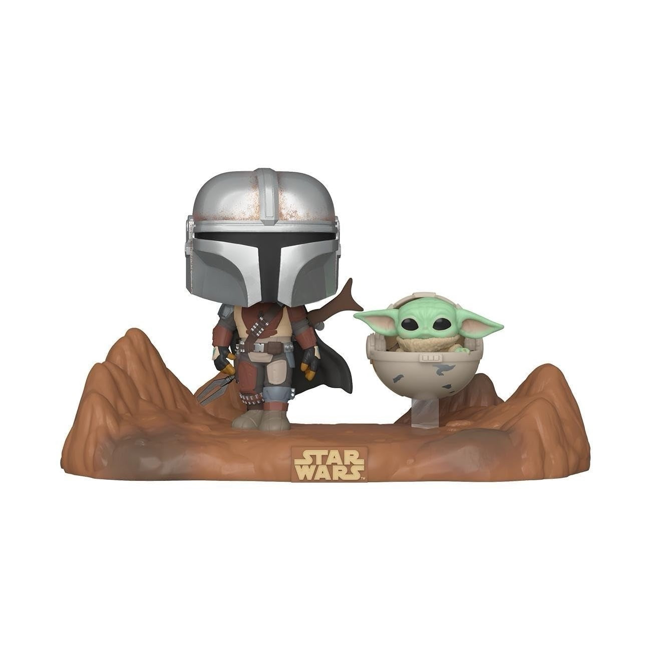 Funko Pop! - TV Moments: Mandalorian With The Child #390