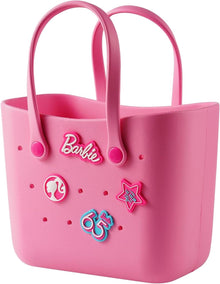 MINISO Barbie Pink EVA Waterproof Tote Bag Handbag Beach Shopping Travel Gift