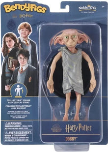 Noble Collection Harry Potter Dobby Bendyfigs Bendable Figure With Stand