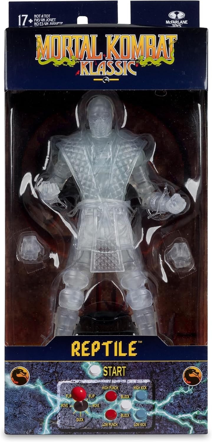 McFarlane Toys Mortal Kombat Klassic Invisible Reptile 7 inch Action Figure