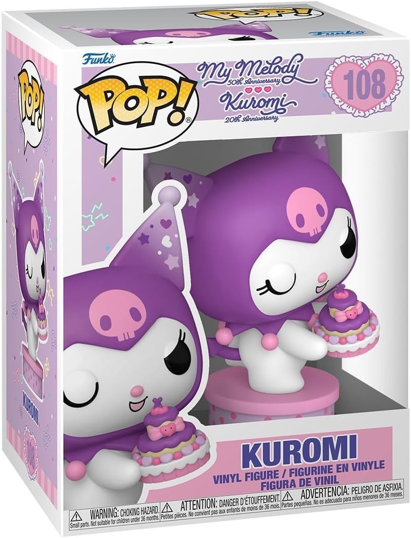 Funko Pop Sanrio Kuromi 20th Anniversary Present #108 Vinyl Figure