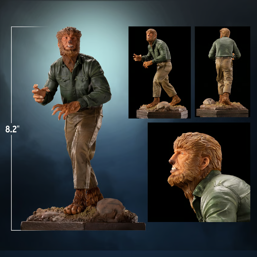 Iron Studios Universal Monsters The Wolf Man Deluxe Art Scale 1/10 Statue