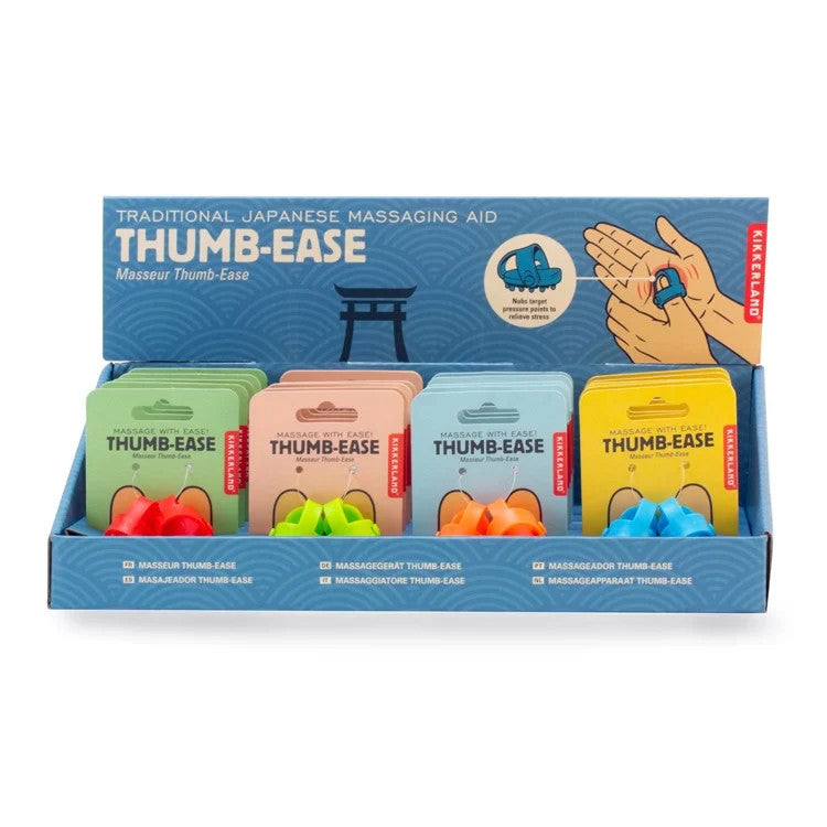 Kikkerland Thumb-Ease Finger Massage Tool Acupressure Massager - Choose Colour