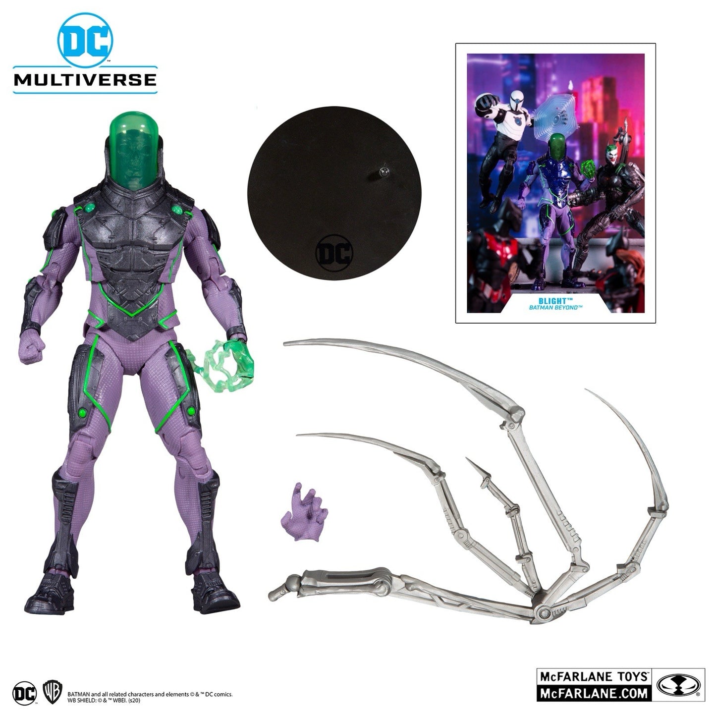 McFarlane Toys DC Multiverse Blight Batman Beyond 7” Figure Collect to Build
