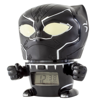 BulbBotz Marvel Avengers Black Panther Night Light Alarm Clock