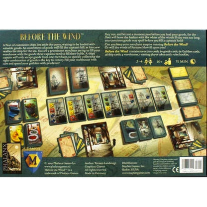 Before the Wind Board Game Strategy Game for Shrewd Merchants