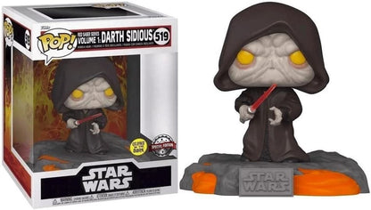 Funko Pop! Star Wars Red Saber Series Darth Sidious #519 GITD Special Edition