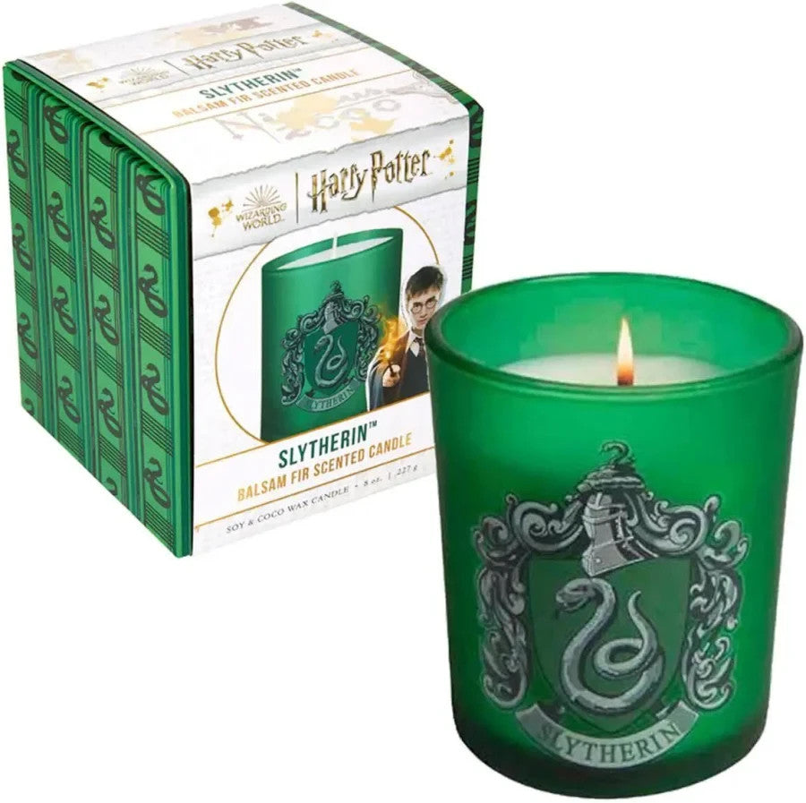 Harry Potter Slytherin Scented Candle Soy Wax Glass Jar Wizarding World