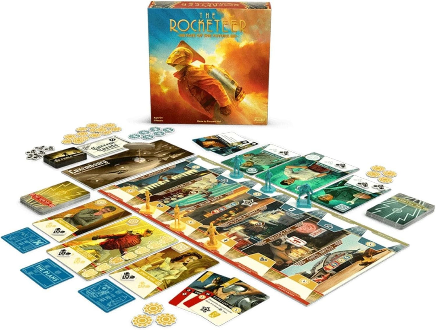 Funko Games The Rocketeer Fate of the Future Board Game 2 Player