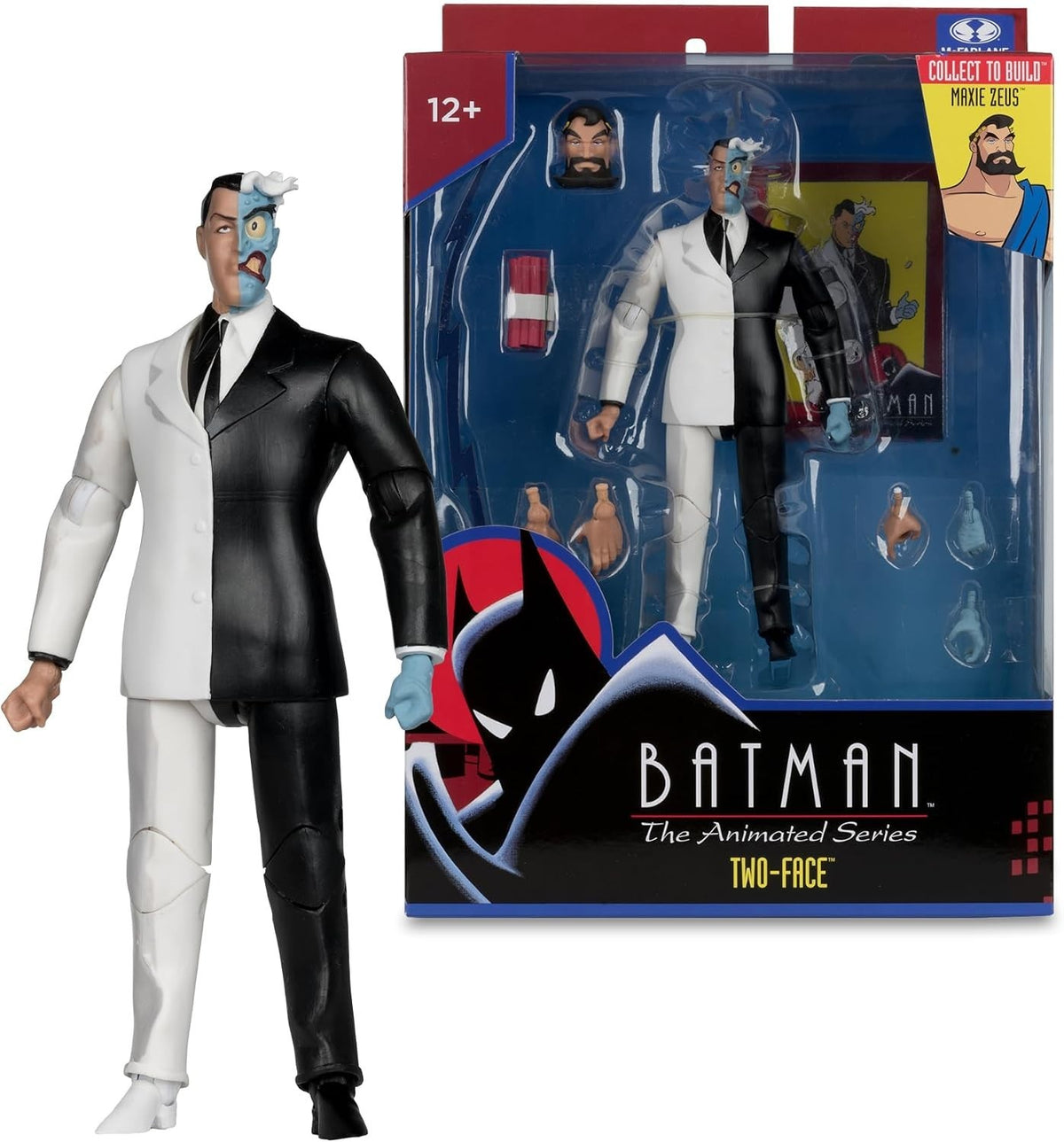 McFarlane Toys DC Batman The Animated Series Two-Face 6in Figure Maxie Zeus BAF