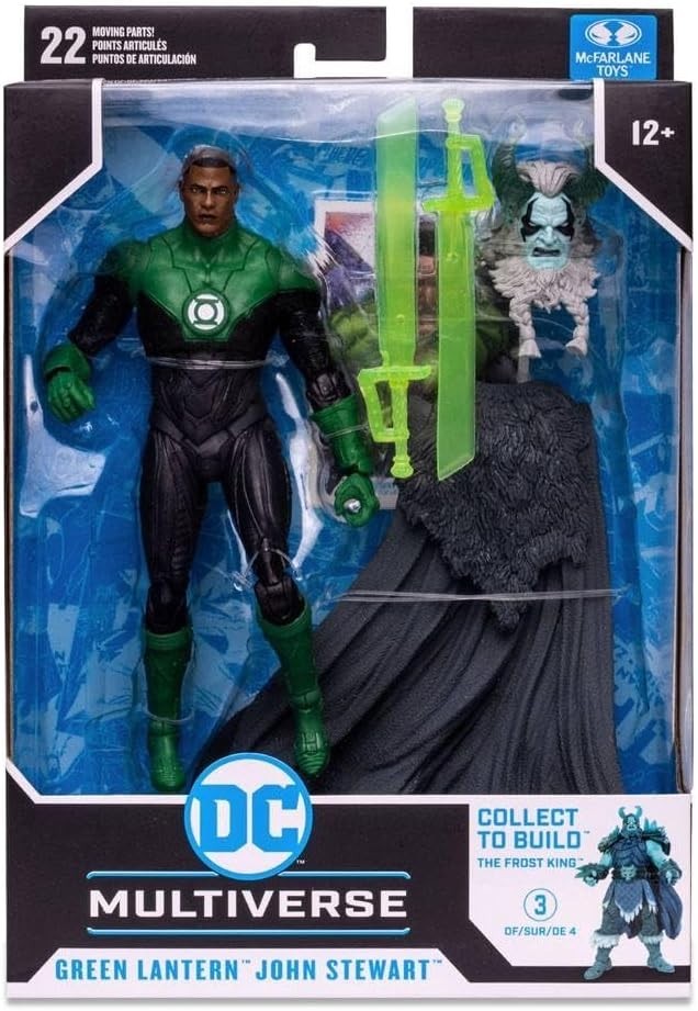 McFarlane Toys DC Multiverse Green Lantern John Stewart Figure (Box Damaged)