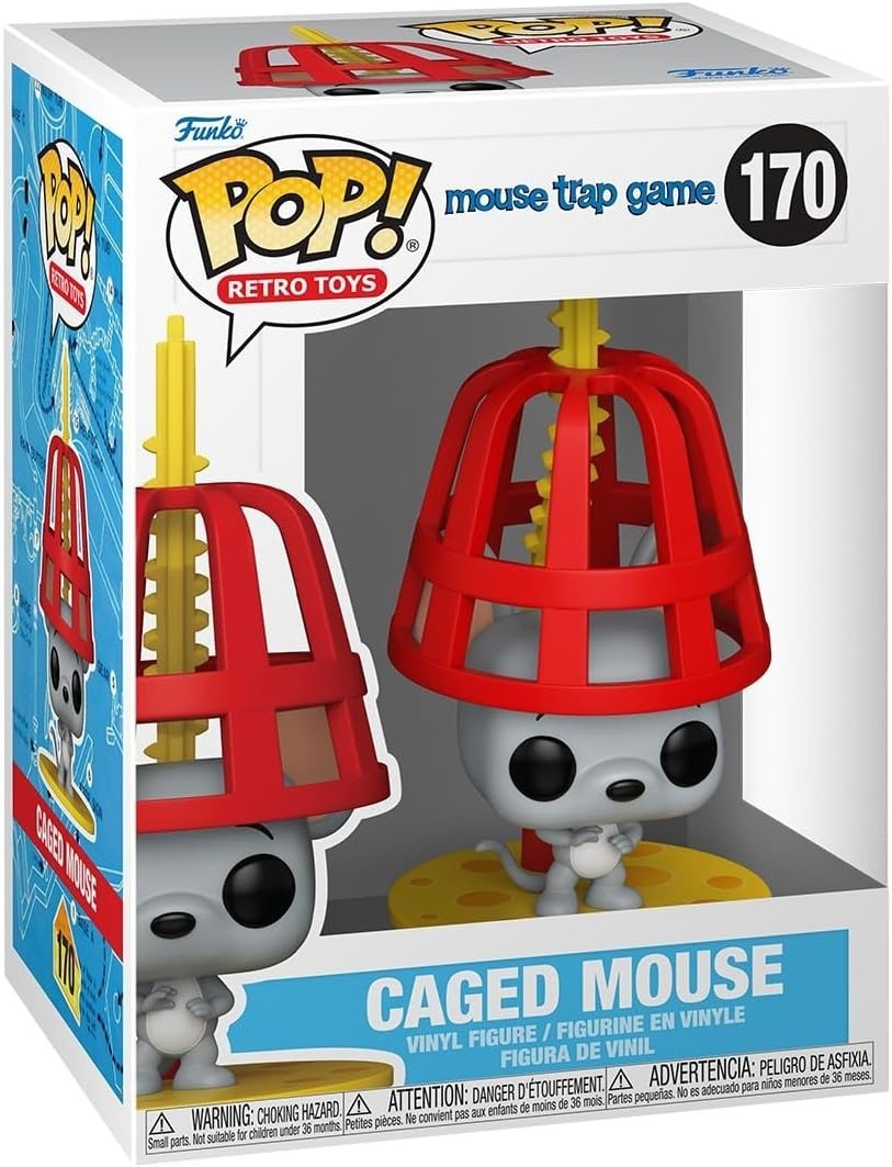 Funko Pop Retro Toys Mouse Trap Caged Mouse #170 Vinyl Figure