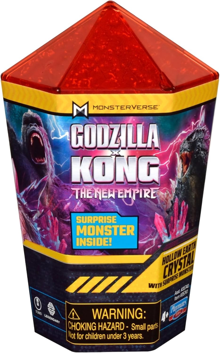 Playmates Godzilla x Kong The New Empire Hollow Earth Crystal Mystery Figure