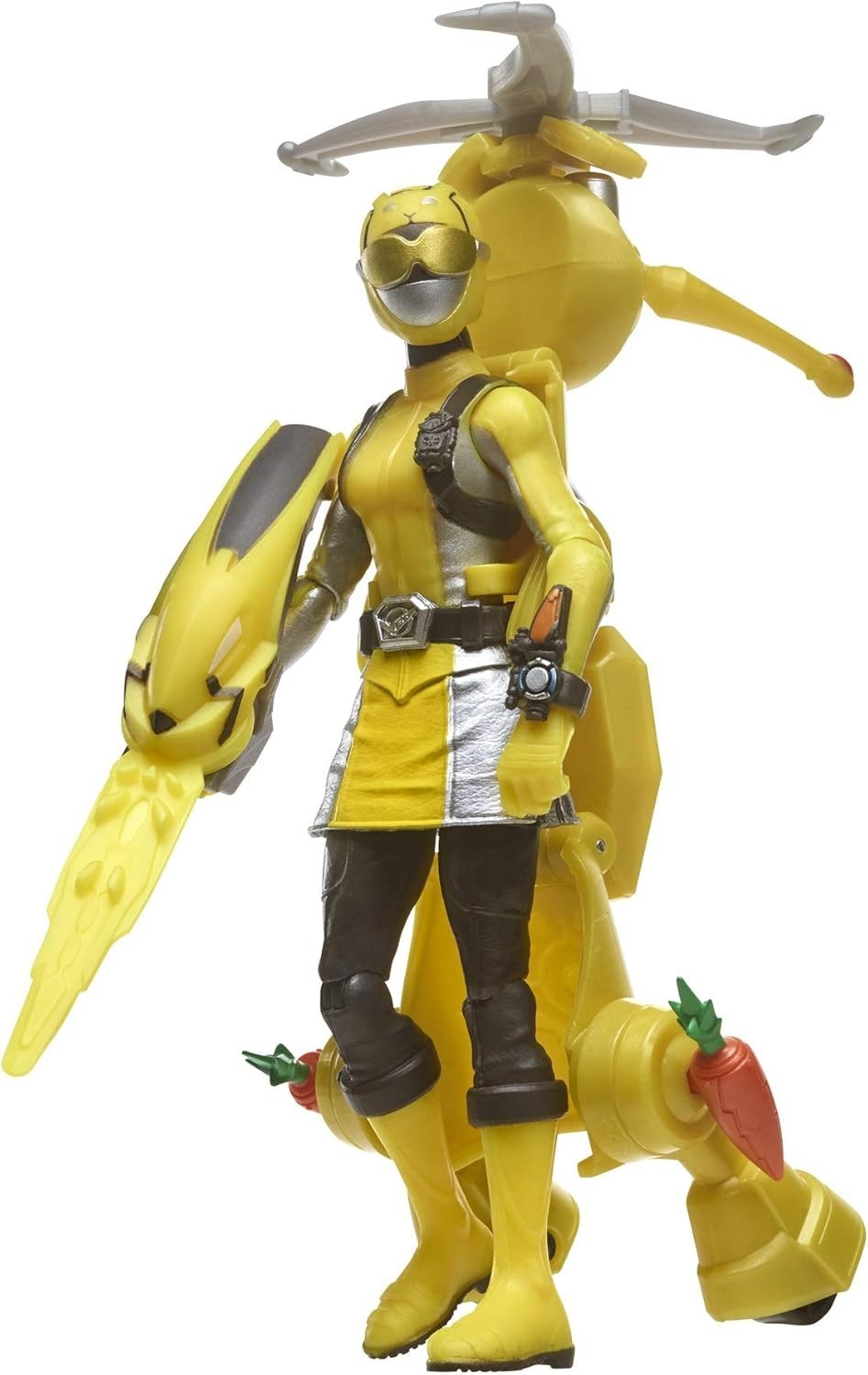 Power Rangers Beast Morphers Yellow Ranger Morphin Jax Figure Set