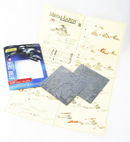 Metal Earth Star Trek Klingon Vor’cha Class Model Kit