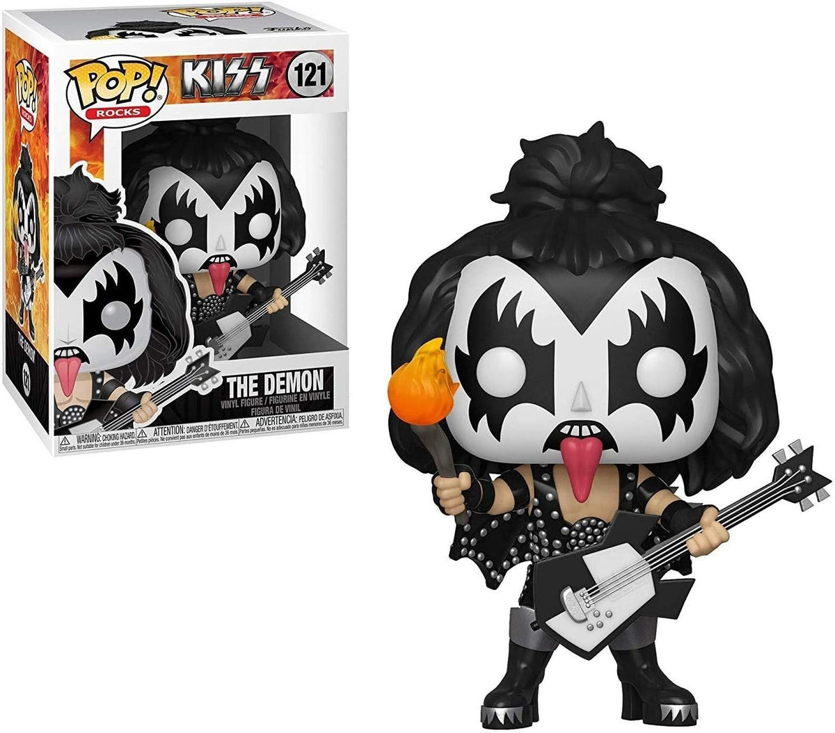 Funko Pop! Rocks KISS The Demon Gene Simmons #121 Vinyl Figure