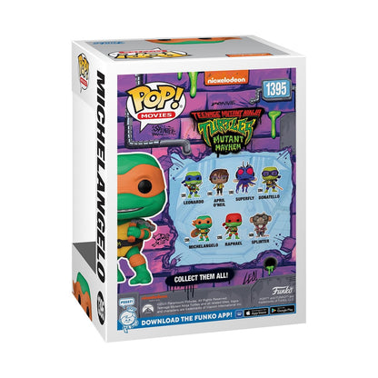Funko Pop! Movies TMNT Mutant Mayhem Michelangelo #1395 Vinyl Figure