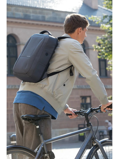 dbramante1928 Nyborg 16" Recycled Laptop Backpack – Dark Grey