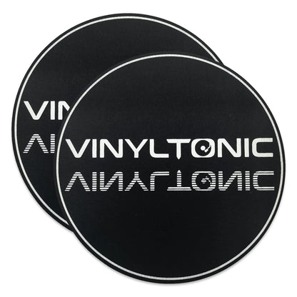 Vinyl Tonic Carbon Fibre Record Slipmat 12" Turntable Mat Twin Pack