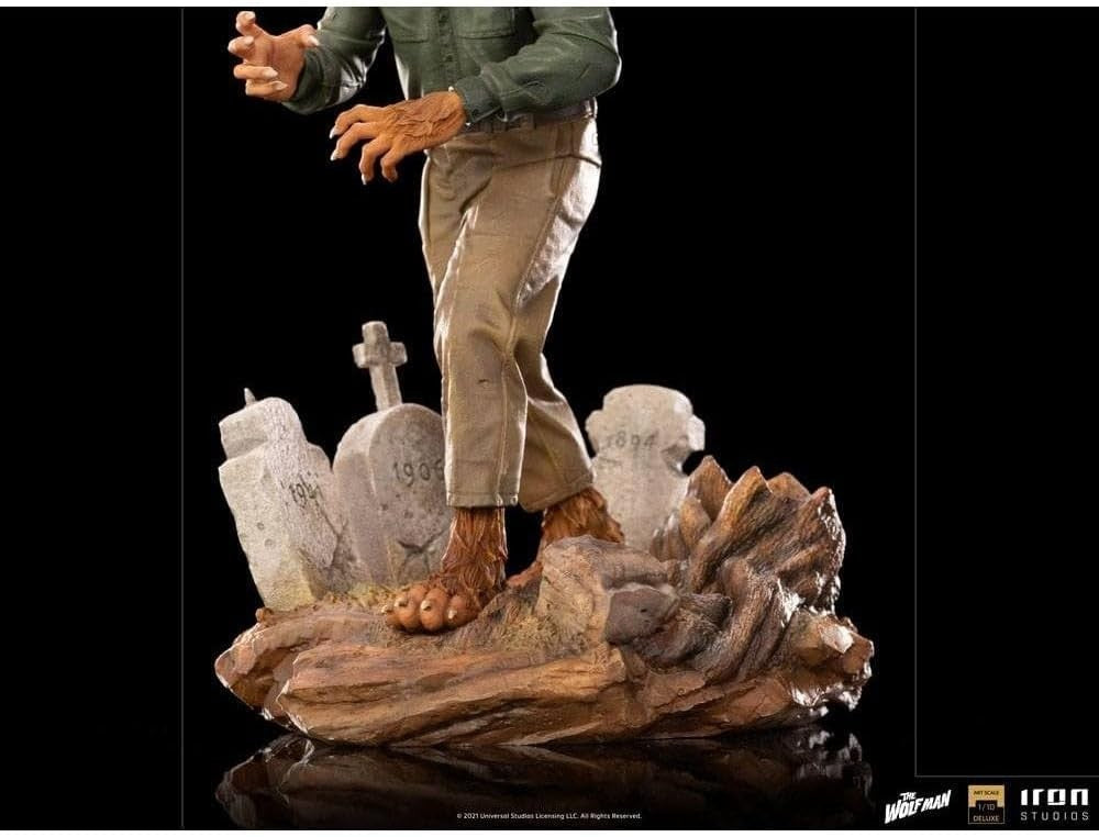 Iron Studios Universal Monsters The Wolf Man Deluxe Art Scale 1/10 Statue
