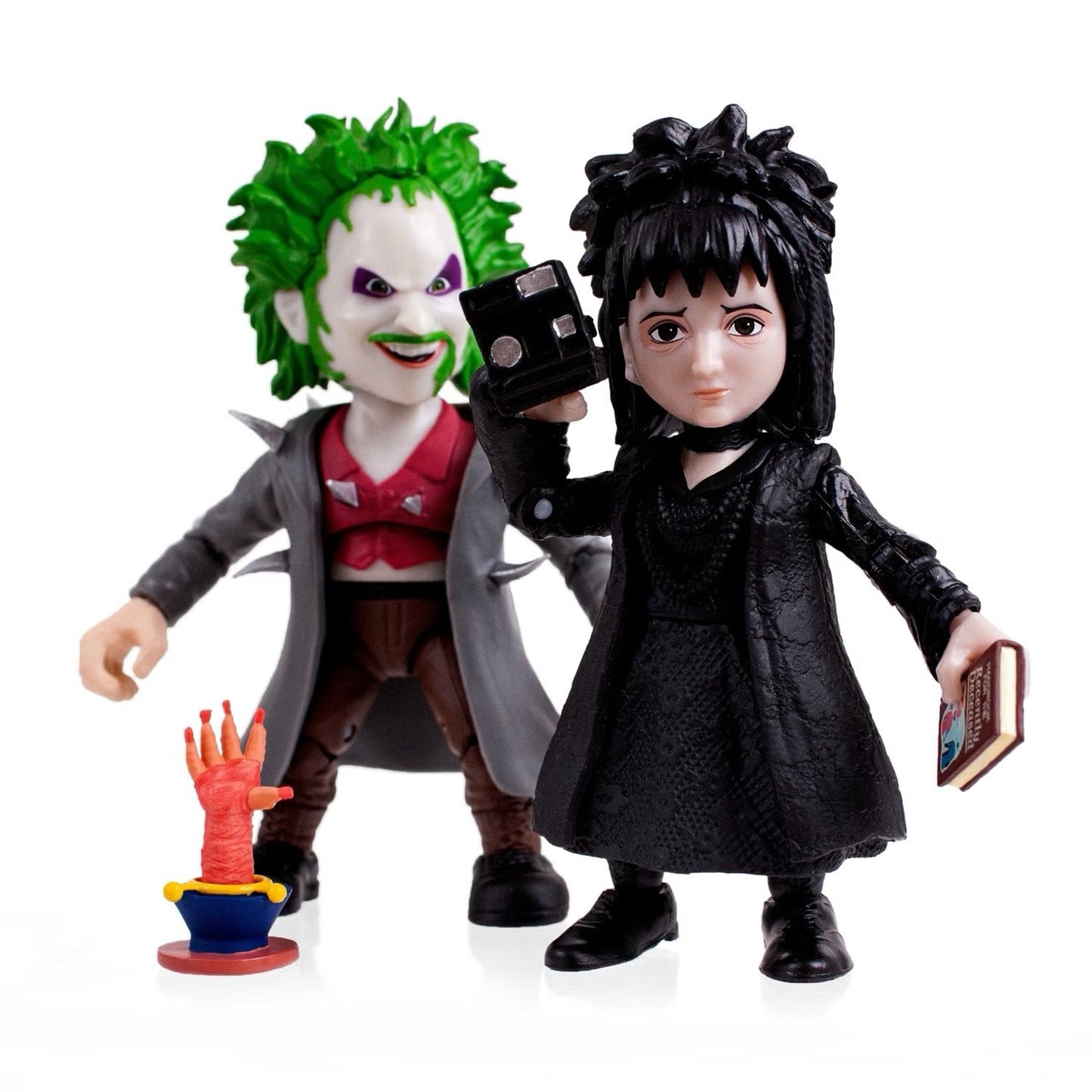 BST AXN Beetlejuice (Thorny) & Lydia Deetz Action Vinyls 2 Pack