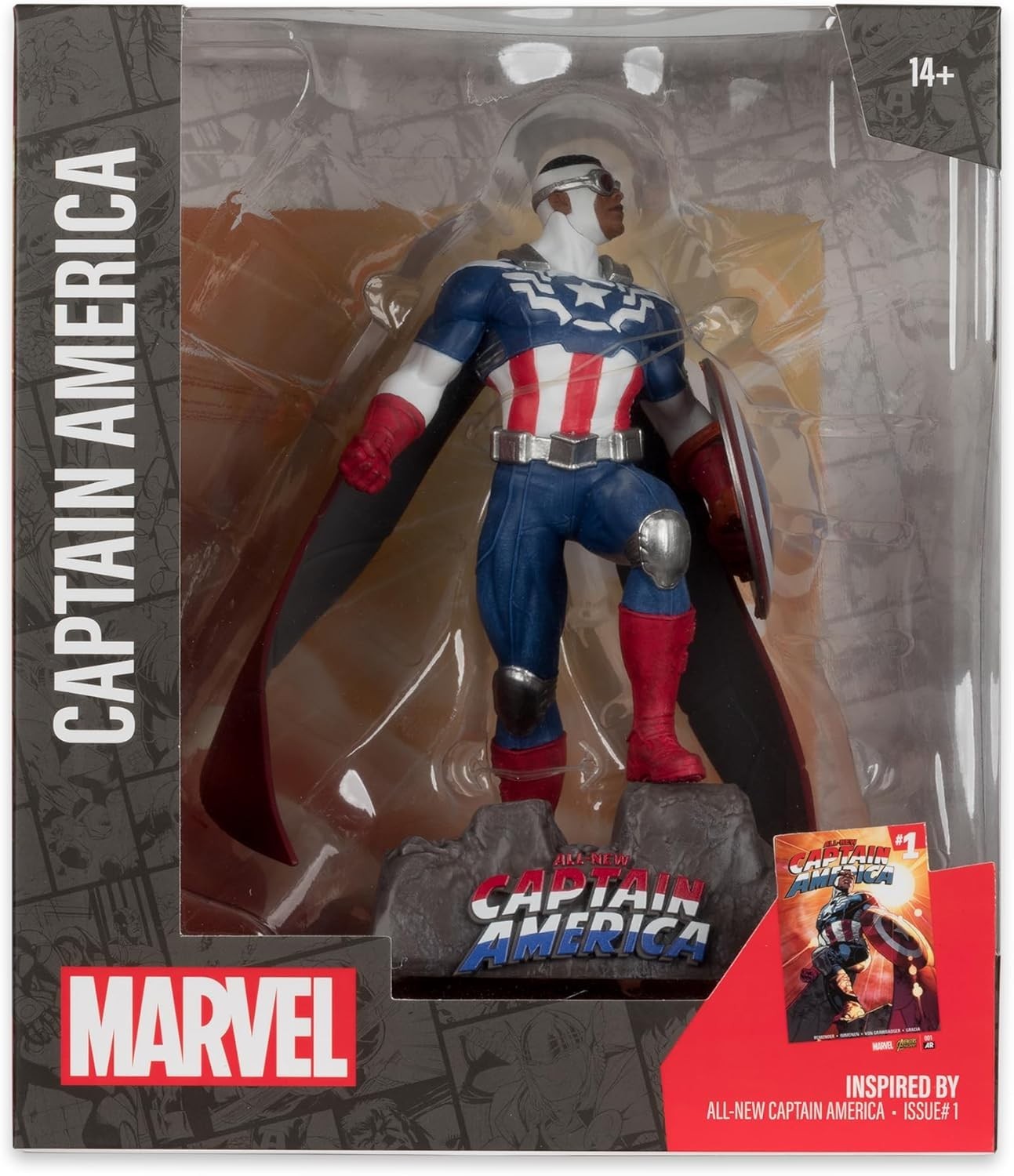 McFarlane Toys Marvel All-New Captain America Statue Figure
