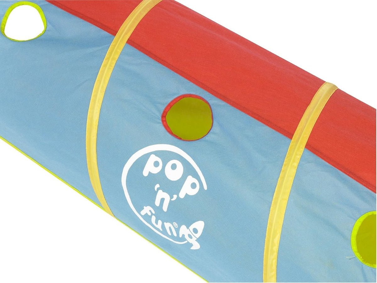 Pop N Fun Kids Pop-Up Play Tunnel Indoor Outdoor Active Play Toy