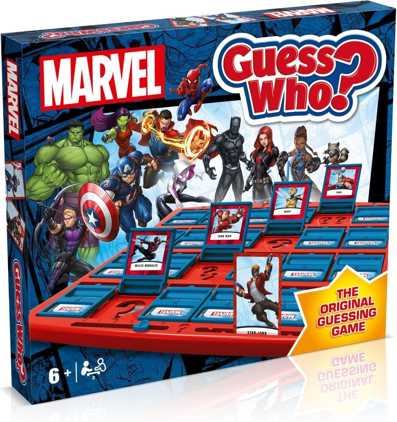 Marvel Guess Who? Board Game Avengers Spider-Man Heroes Guessing Game