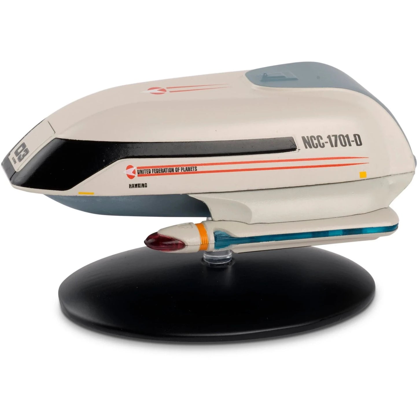 Eaglemoss Star Trek Hawking Shuttle NCC-1701-D Type-7 Model Ship