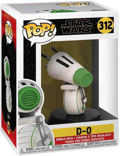 (BOX DMG) Funko Pop! Star Wars D-O #312 Vinyl Bobble-Head Figure