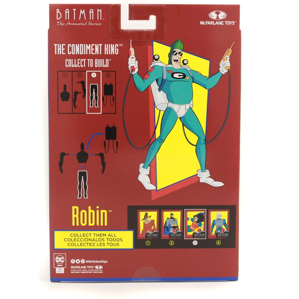 McFarlane Toys DC Batman Animated Series Robin 6in Figure Condiment King BAF